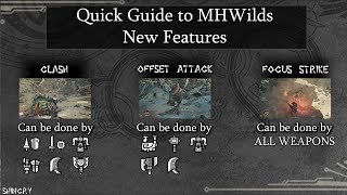 MHWilds  ALL new Systems EXPLAINED  Clash Offset Focus Strike [upl. by Hollah]