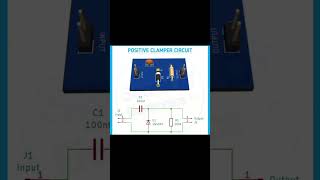 Positive clamper circuit in Electronics 💡  shorts youtubeshorts electrical electronics eee [upl. by Bremser397]