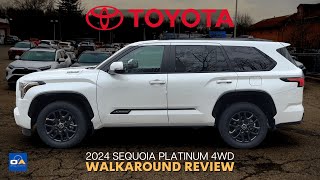 2024 Toyota Sequoia  The Most RELIABLE Full Size 3Row SUV  Sequoia Exterior amp Interior Review [upl. by Anwat]