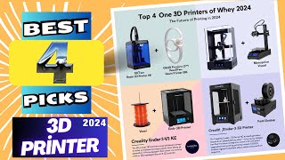 Top 4 Best 3D Printer For 2024 [upl. by Herta541]