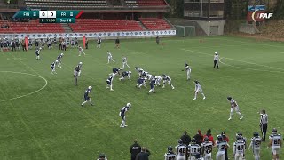 Highlights  France VS Finlande  IFAF Football European Championship 2425 [upl. by Ordnazil]