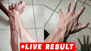 get veiny hands permanently  in less than 3 min at home [upl. by Pradeep]