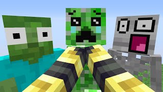 Bullying Mobs In Minecraft The SERIES [upl. by Nosdivad]