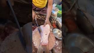 Amazing Giant Grass Carp Fish Cutting In Bangladesh Fish Market  Fish Cutting Skills shorts [upl. by Henrique501]