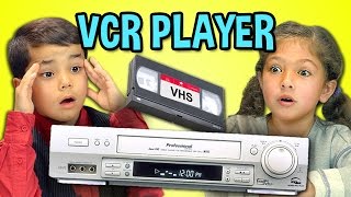 KIDS REACT TO VCRVHS [upl. by Gairc]