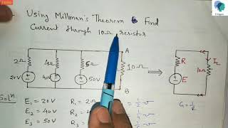 Millmans Theorem problems  numericals [upl. by Mirabella558]