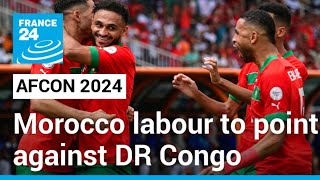 AFCON 2024 Morocco labour to point against DR Congo Bafana Bafana thrash Namibia • FRANCE 24 [upl. by Ralina]