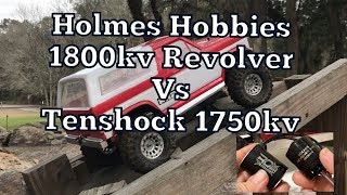 TenShock 6pole vs Holmes Hobby 14pole [upl. by Aleacem]