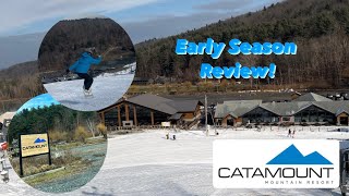 Catamount Mountain Early Season Review 20232024 [upl. by Nattie]