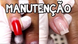 UNHAS DE GEL MANUTENÇÃO ATUALIZADA [upl. by Nylatsyrc]