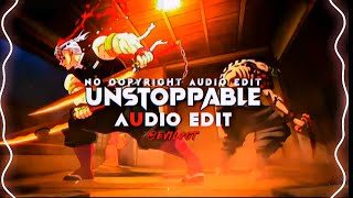 unstoppable  sia edit audio No copyright audio edit Unstoppable [upl. by Pernell522]