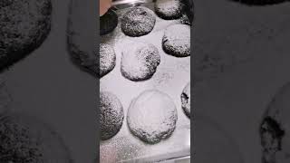 choco crinkles baked with ❤️❤️❤️❤️ foryou baking cookies highlights [upl. by Aldo894]