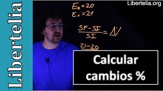 Calcular variaciones porcentuales de forma fácil  Libertelia [upl. by Howarth]