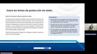 Video 4 Analisis Proyecto Ley FinTech [upl. by Yarvis]