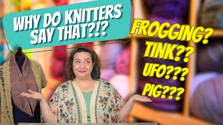 Chatty Make With Me Unhinged Knitting Terms and Why We Say Them [upl. by Emmye]