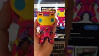 Funko Pops blacklight Marvel [upl. by Nwhas]