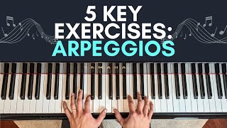 What Are Piano Arpeggios  5 Key Exercises [upl. by Notniuqal]