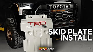 22 Tundra TRD Skid Plate Installation [upl. by Audras]