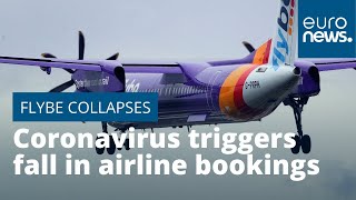 Flybe collapses as COVID19 triggers fall in airline bookings [upl. by Reitrac]