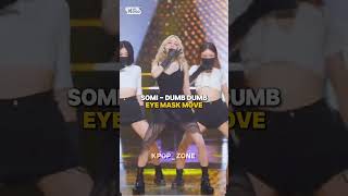 kpop idols dance moves that goes viral kpop youtubeshorts aespa lesserafim ive somi illit [upl. by Alrzc]