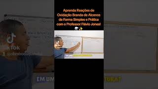 Oxidação Branda de Alcenos de Forma Simples e Prática com o Professor Flávio Jones ⚗️✨ [upl. by Eenttirb581]