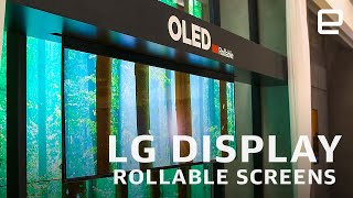 LG Displays flexible screen first look at CES 2020 [upl. by Schlessinger685]