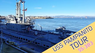 USS Pampanito  Floating Museum  San Francisco  4K Video [upl. by Tolkan]