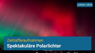 Spektakuläre Polarlichter im Zeitraffer ✨ [upl. by Sheena282]