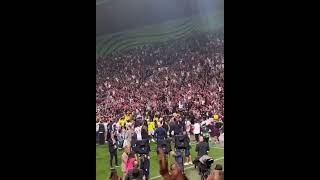 West Ham Fans And Players Sing “Bowen’s On Fire” After Conference League Win [upl. by Essirehs885]