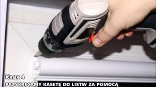 instrukcja montażu rolet w kasecie Prestiż wwwrollcenterpl [upl. by Koenig]