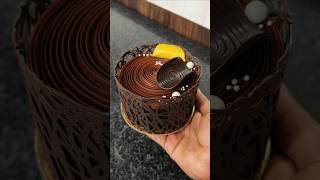 Chocolate truffle mini cake😲 decoration ideas minicake shorts ytshorts viralvideo trendingcake [upl. by Ardell]