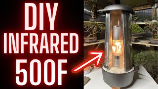 DIY INFRARED HEATER  No Electricity Needed For Greenhouse Heat [upl. by Landry]