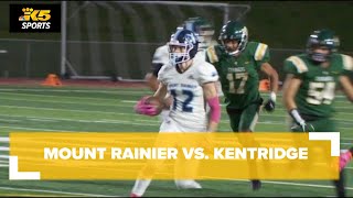 HS FOOTBALL MOUNT RAINIER VS KENTRIDGE [upl. by Elleynad397]