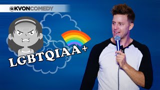 LGBTQiAA Lady Gets Mad At Comedian Kvon laughs [upl. by Adnoval]