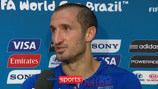 Giorgio Chiellini after being bitten by Luis Suarez at the 2014 World Cup [upl. by Powell668]