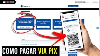 COMO PAGAR A TAXA DE TRANSFERÊNCIA DA DE VEÍCULO COM PIX  PAGAR A TAXA DO DETRAN COM PIX [upl. by Solracesoj92]