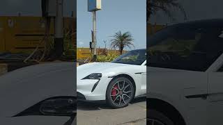 Porsche Taycan carspotting automobile fortheloveofcars luxurycar ytshorts [upl. by Nyleimaj]