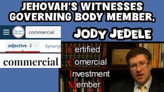 Jehovahs Witnesses Governing Body Member Jody Jedele [upl. by Areic]