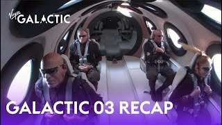 Virgin Galactic Galactic03 Recap [upl. by Danete]