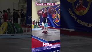 Enes Anıl KALKIR Silkme 140kg [upl. by Bullivant572]