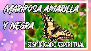 11 SIGNIFICADOS espirituales de la MARIPOSA AMARILLA y NEGRA según la Biblia [upl. by Irafat622]