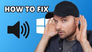 How to Fix No Audio Sound Issues in Windows 10 [upl. by Monique]