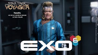 EXO6 NEELIX  STAR TREK VOYAGER  FIGURE PREVIEW [upl. by Eanerb352]