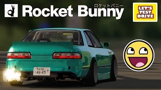 Assetto Corsa Drift Mods  SDC Carpack Rocket Bunny S13 S14 180sx  FREE DOWNLOAD [upl. by Winifred]