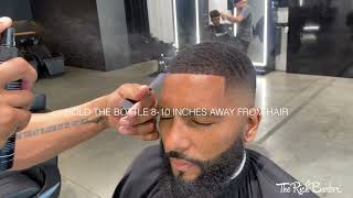 How to Use NHance Hair Fiber Hold Spray  The Rich Barber [upl. by Bumgardner]