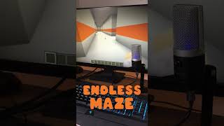 Getting TRAPPED in an ENDLESS MINECRAFT MAZE shorts minecraft [upl. by Trofmoc504]