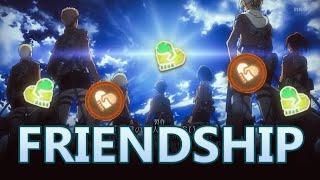 3 Ways to Level Up Friendship in Attack On Titan 2 [upl. by Atsiuqal438]