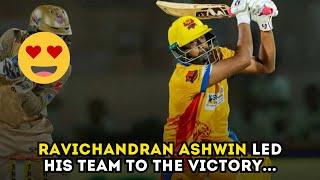 🚀RAVICHANDRAN ASHWIN leads DINDIGUL DRAGONS to the Victory  CricTalk45 [upl. by Marje]