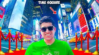 I VISITED MY DREAM PLACE  NEW YORK TIMES SQUARE FINALLY  🇺🇸😍 [upl. by Tavish912]