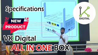 VK Digital ALL IN ONE BOX Specifications  SFP  GPON OLT  WAN  VOIP Configuration JAZE Dashboard [upl. by Necaj]